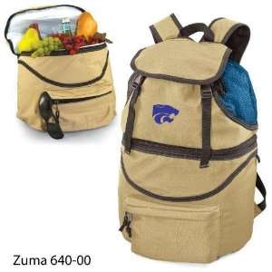  Kansas State Embroidery Zuma 19?H Insulated backpack with 