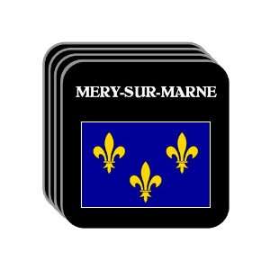  Ile de France   MERY SUR MARNE Set of 4 Mini Mousepad 