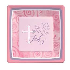  Pink Faithful Dove Paper Luncheon Plates Health 