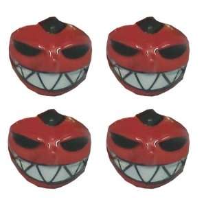  3D Smiley Red Hot Roddy Car Truck SUV Motorcycle Emblem 