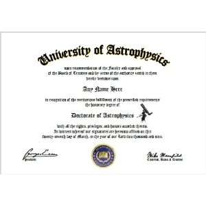 Astrophysics Diploma   Astrophysics Lover Diploma 