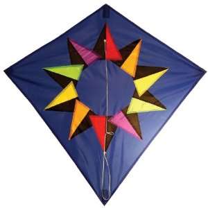  In the Breeze Rainbow 10 Point Star Diamond Kite, 30 Inch 