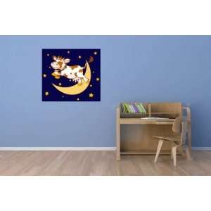   Over The Moon Wall Decal Sticker Graphic By LKS Trading Post Baby