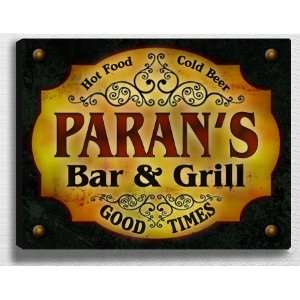  Parans Bar & Grill 14 x 11 Collectible Stretched 