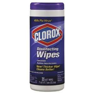  Clorox CLO 01654 Lavender Disinfecting Wipe 35 Pack (Case 