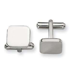  Stainless Steel Cuff Links Chisel Jewelry