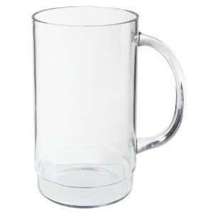 Clear 20 Oz Beer Mug W/ Handle   00083 1 CL  