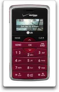 LG enV2 VX9100 Phone, Maroon (Verizon Wireless)