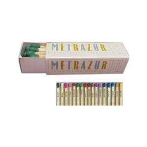   Color   Lipstick match box with 21 22 matches.
