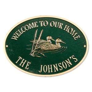  Welcome Wall Plaques Duck Pair Plaques