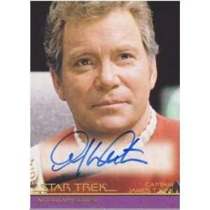   and Villains William Shatner Autographed Trading Card 