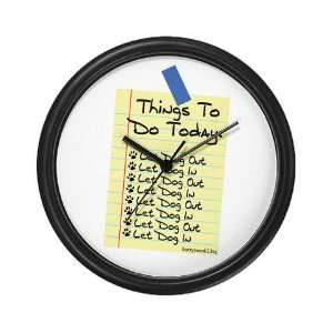  To Do List Funny Wall Clock by  