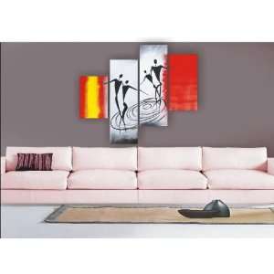  Modern Abstract Art Oil Painting STRETCHED READY TO HANG 