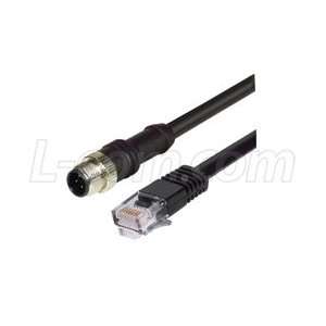   Position D Coded Male/RJ45 Male Cable Assembly, 3.0m Electronics