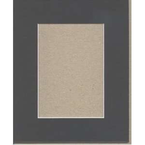  18x24 Black Leather Picture Mats Mattes Matting with White 