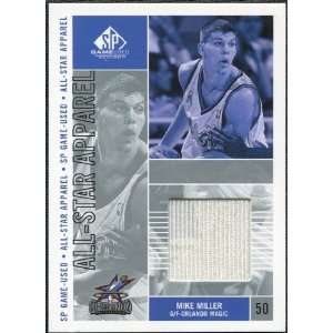   SP Game Used All Star Apparel #MMAS Mike Miller Sports Collectibles