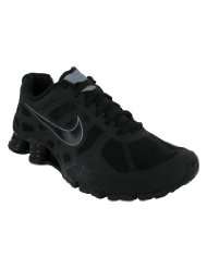 Nike Shox Turbo+ 12 Mens Running Shoes [454166 001] Black/Black 