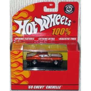  69 CHEVY CHEVELLE   100% Collectable Die Cast Car 40th Anniversary