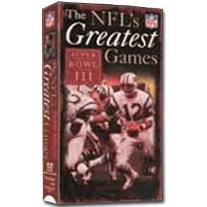  NFLs Greatest Games Super Bowl III Video Sports 