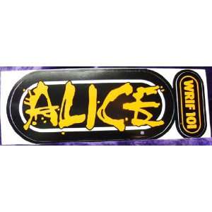 101 FM WRIF Alice Cooper Bumper Sticker