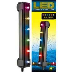   Quality Led/airstone 6   1.8 Watt   Slow Color Changing