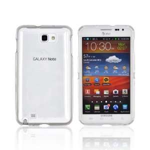  For Samsung Galaxy Note Clear Hard Plastic Snap On Shell 