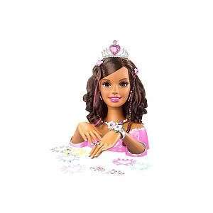  Barbie Princess Styling Doll Head African American   Toys 