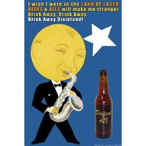  Drink Away Dixieland 20x30 poster