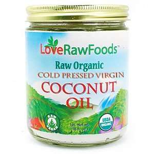 Love Raw Foods Coconut Oil Cold Pressed Virgin Raw 16 oz.  
