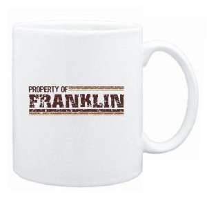  New  Property Of Franklin Retro  Mug Name