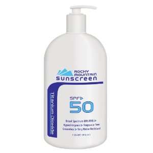  Rocky Mountain Sunscreen, SPF 50 High Activity Sunscreen 