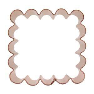  Square Cookie Cutter (Scalloped Edge)