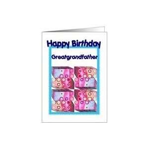  Greatgrandfather Birthday with Colorful Gifts Card Health 