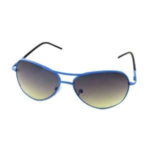  Como Blue Metal Full Frame Oval Lens Sunglasses for 