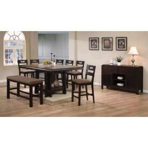  Acme 14310 Harrison Counter Height Dining Table, Oak 