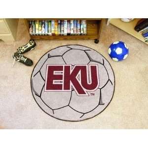 Eastern Kentucky EKU Colonels Soccer Ball Shaped Area Rug Welcome/Bath 