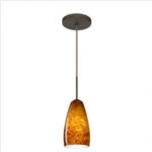 Besa Lighting 1BT 1509 / 1QT 1509 Chrissy One Light Pendant with Flat 