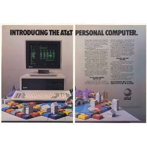 1984 AT&T PC Personal Computer 3 Page Print Ad