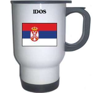  Serbia   IDOS White Stainless Steel Mug 