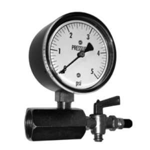  Pasco 1736 T 5# Low Pressure Air Test Gauge with Body And 