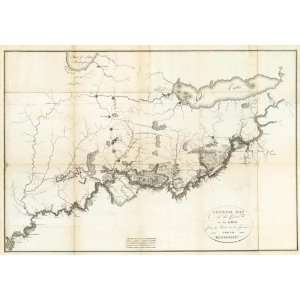    General Map of the Course of the Ohio, 1796 Arts, Crafts & Sewing