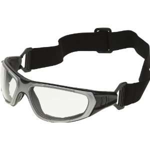  ERB 17997 NT2 Safety Glasses, Gray Frame with Clear Anti 