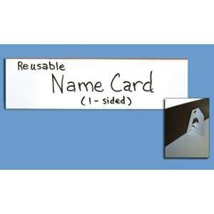  Reusable Whiteboard Name Card, w/easel back (1 sided 
