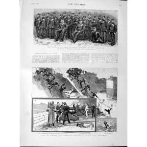  1889 Soldiers War London Artillery Lumps Fort Southsea 