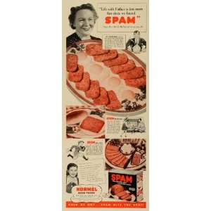  1941 Ad Geo. A. Hormel Spam Meat Canned Mrs. Keith Holton 
