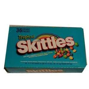 Skittles Tropical Fruits (36 Count)  Grocery & Gourmet 
