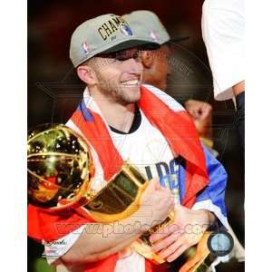  Barea with the NBA Championship Trophy Game 6 of the 2011 NBA Finals 