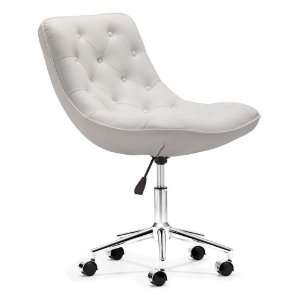 Zuo Bon Bon Office Chair, White