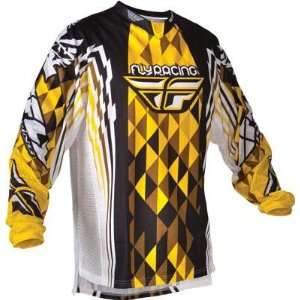 Fly Racing Kinetic Jersey, Yellow/Black, Size XL, Size Segment Youth 