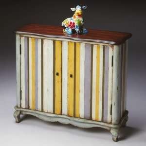  Artists Originals Console Chest in Distressed Pastel 